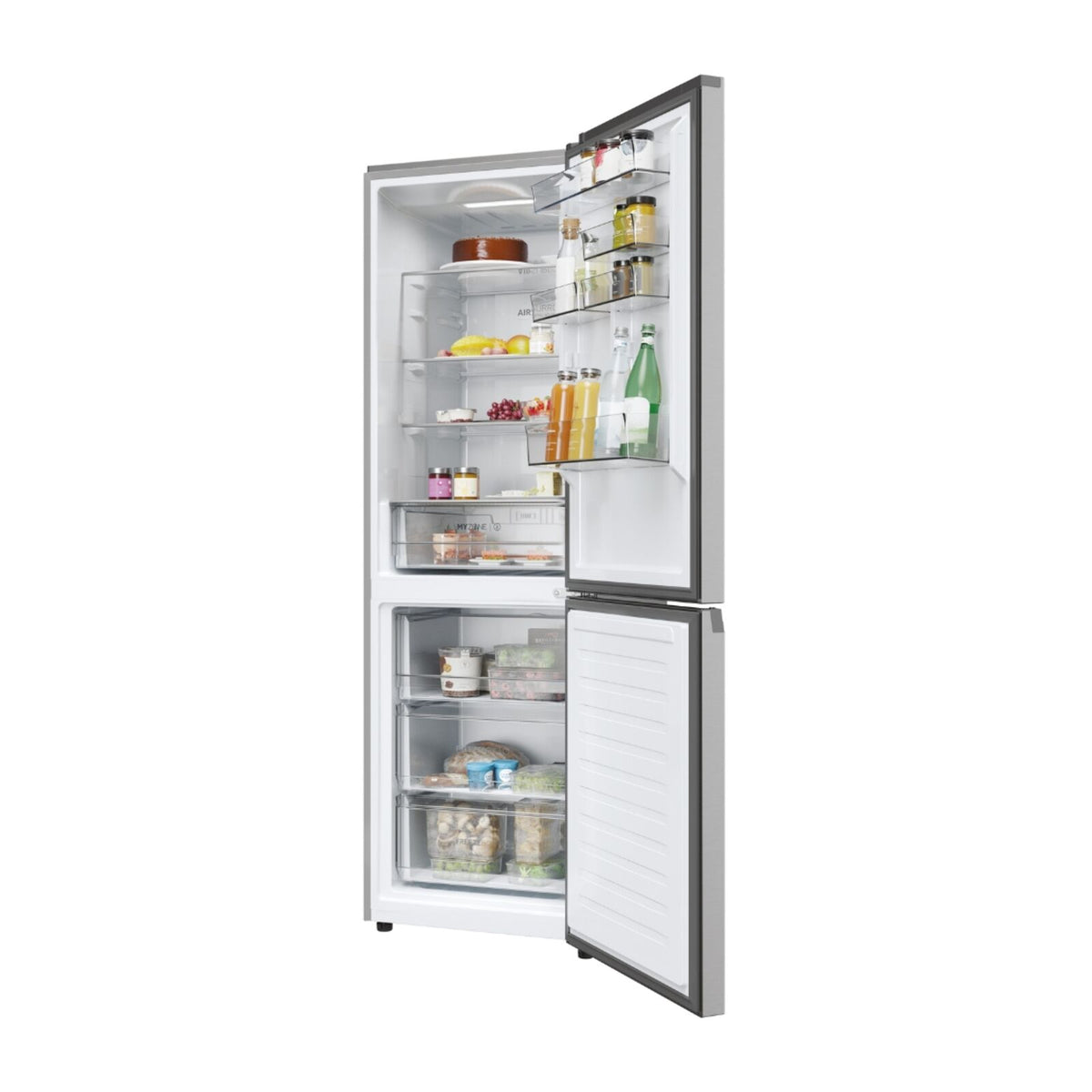Haier HDPW3618DNPD Køle-fryseskab Sort