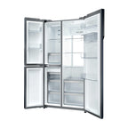 Haier HSPR79F18EWMB Køle-fryseskab Sort