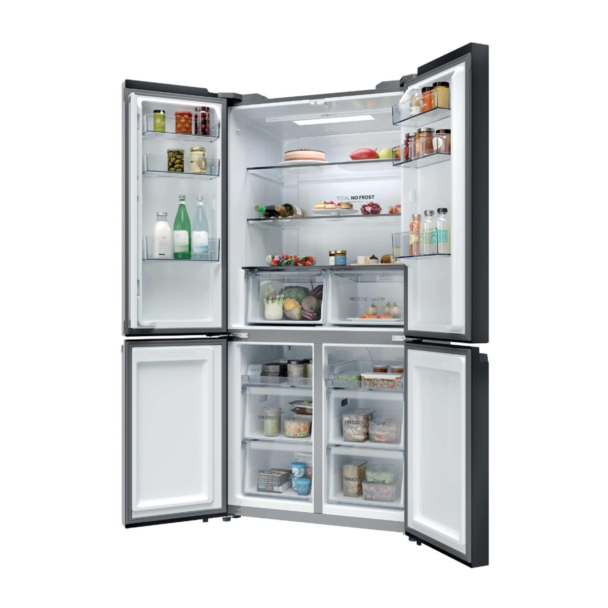 Haier HCR39F19ENPT Fridge-freezer Black