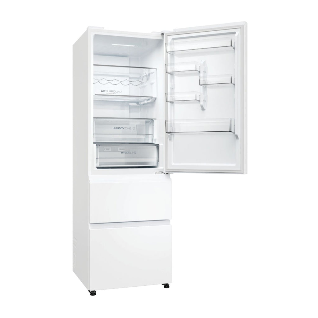 Haier HTW5618DNPW Fridge-freezer Black