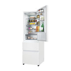 Haier HTW5618DNPW Fridge-freezer Black