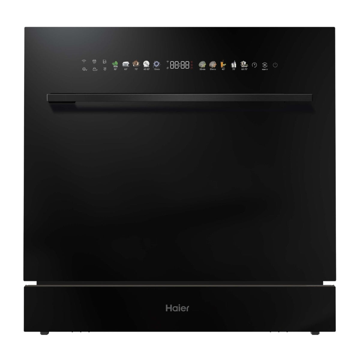 Haier XPI 8D9FFB Built-in dishwasher Black