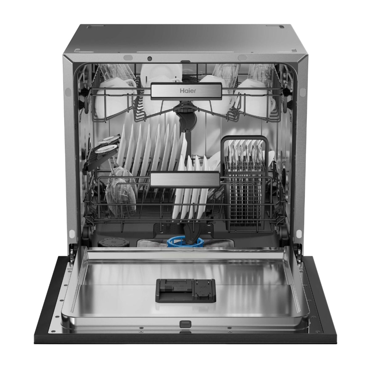 Haier XPI 8D9FFB Built-in dishwasher Black