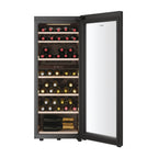 Haier HWS77GDAU1 Fritstående vinkøleskab Sort