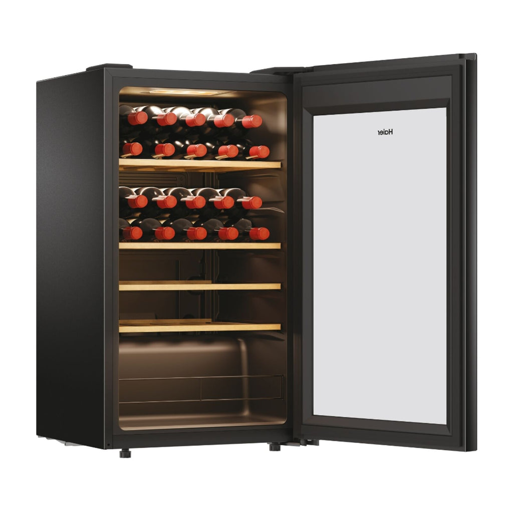 Haier HWS34GGH1 Freestanding wine Black