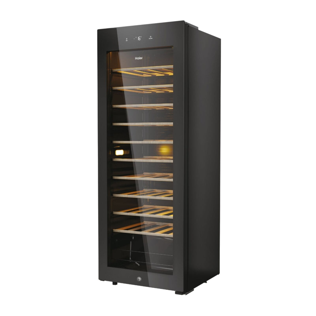 Haier HWS58GGH1 Fritstående vinkøleskab Sort