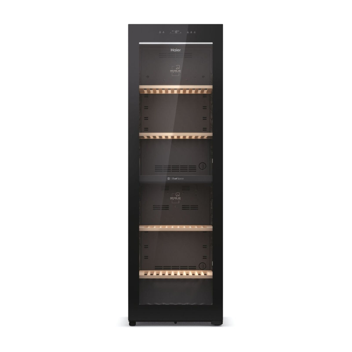 Haier HWS236GDEH1 Fritstående vinkøleskab Sort