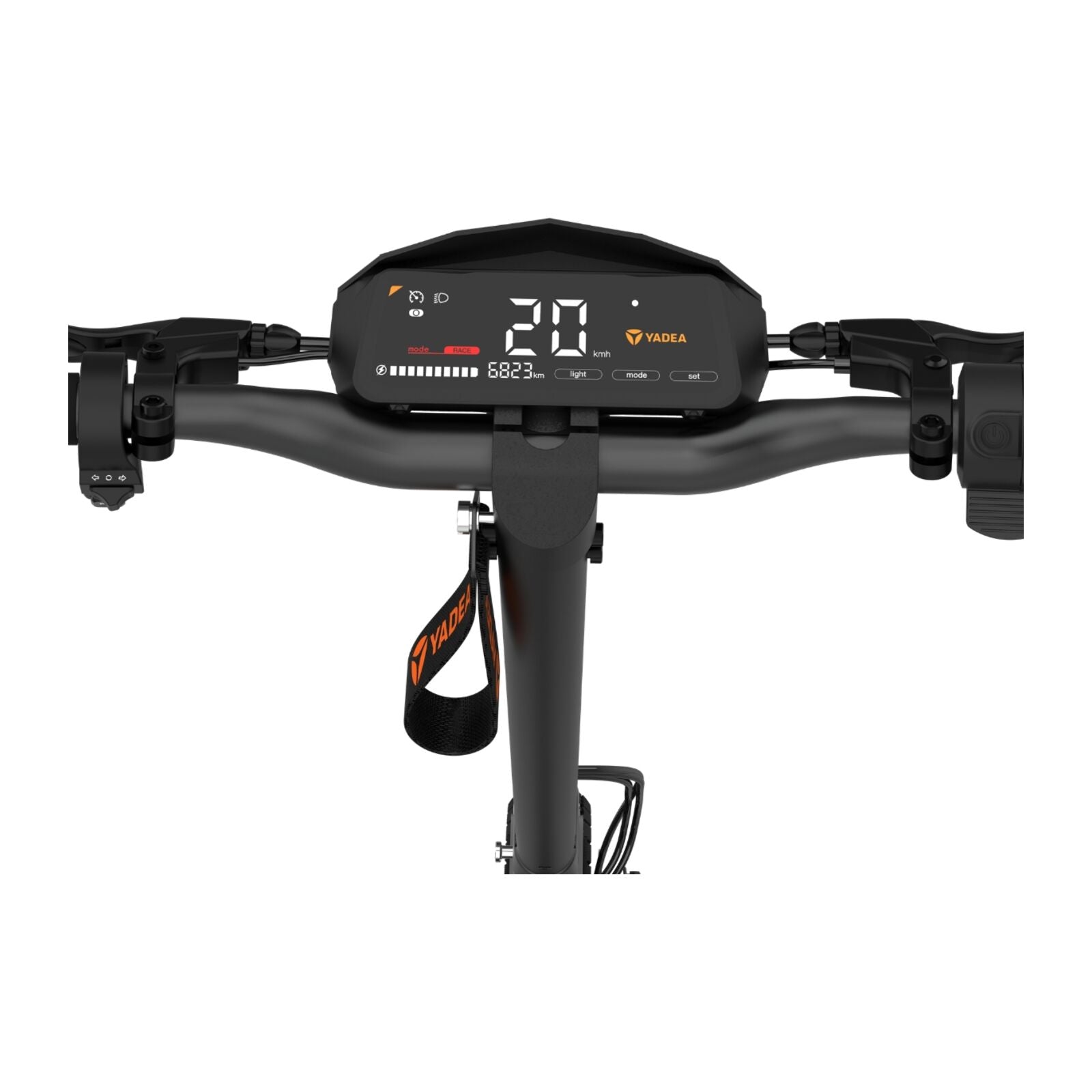 Yadea G10 20 Elsparkcykel Grå
