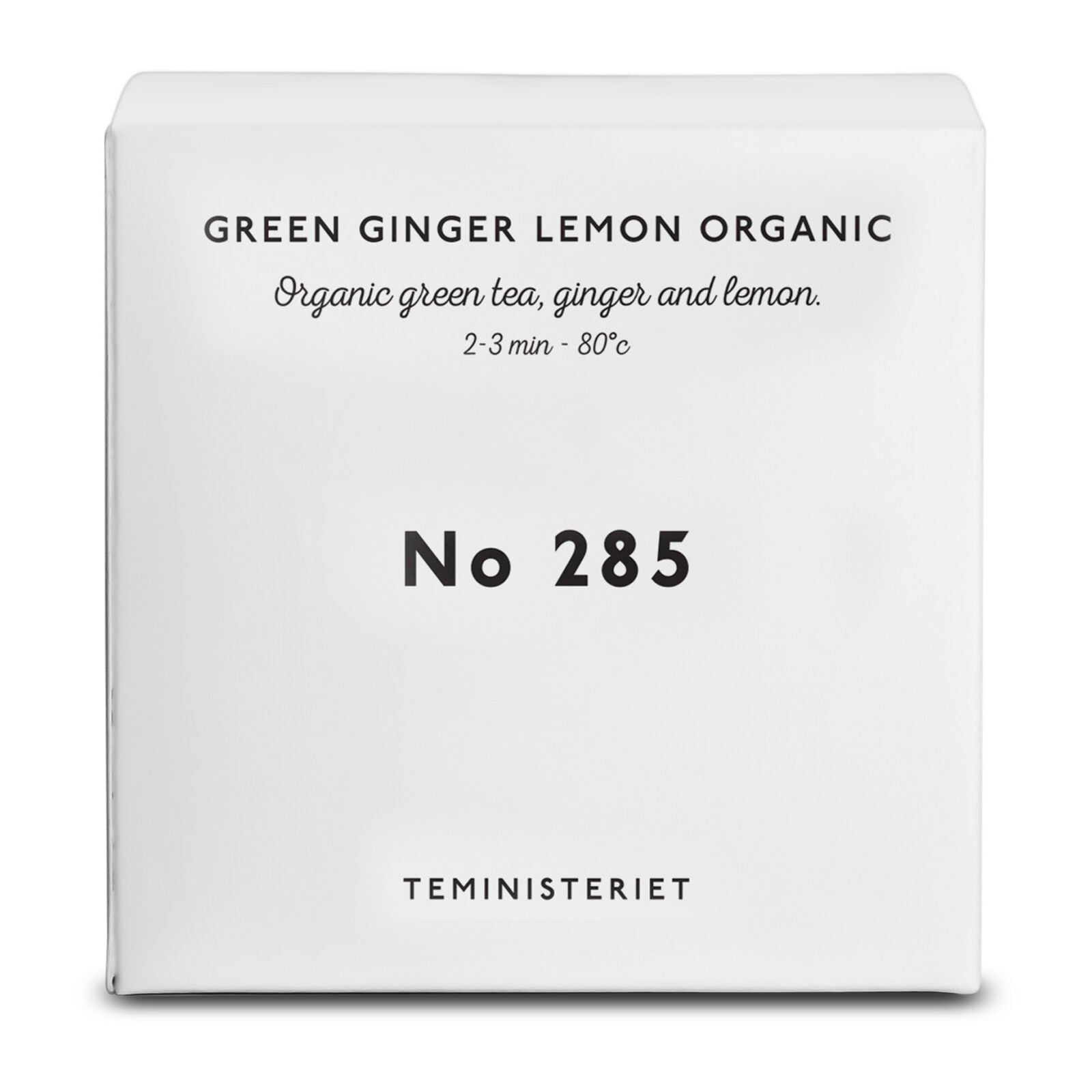 Teministeriet Signature 285 Green Ginger Lemon Luomu - Teepussi