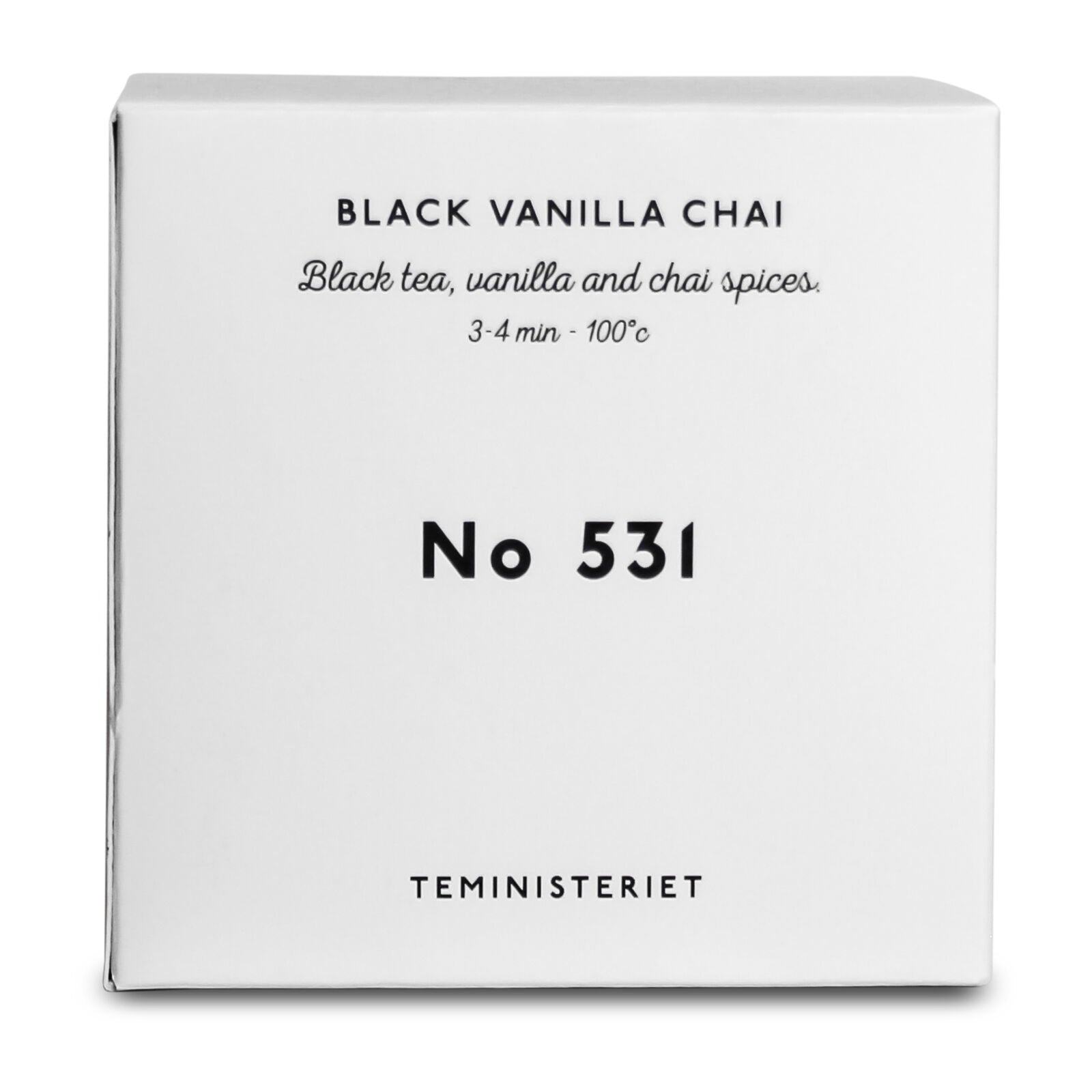Teministeriet Signature 531 Black Vanilla Chai - Teepussit