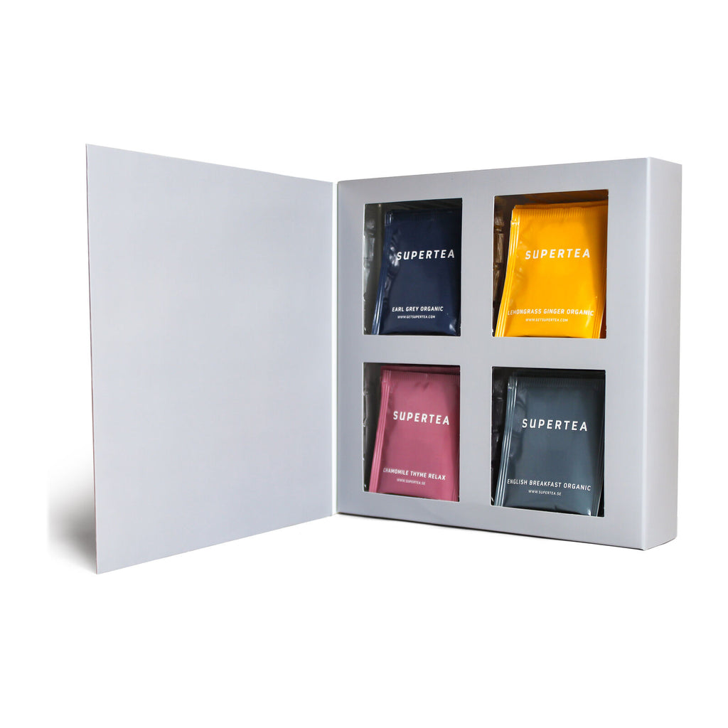 Teministeriet Supertea Variety Box 32 Organic Tea