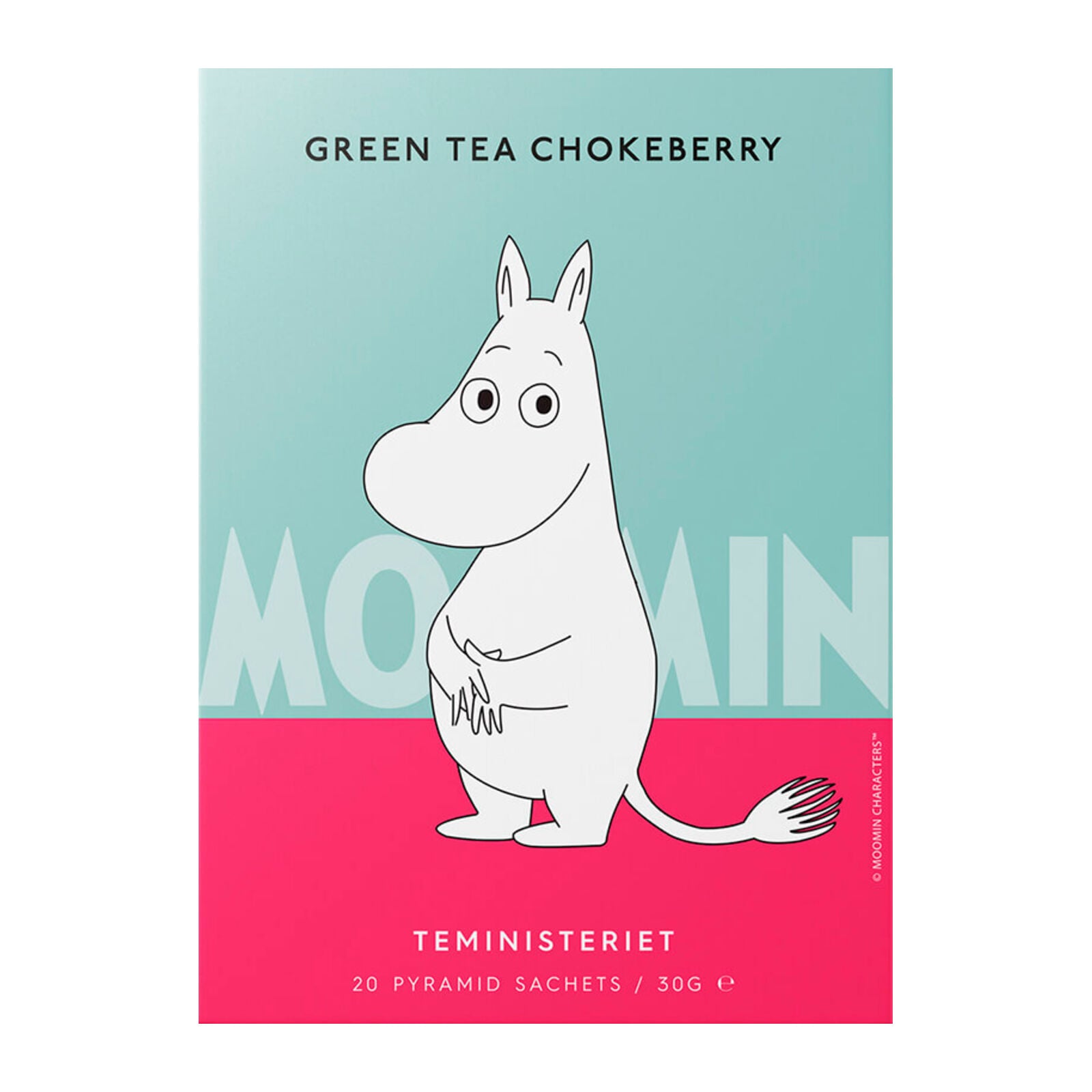 Teministeriet Moomin Green Tea Chokeberries Pyramid Tea