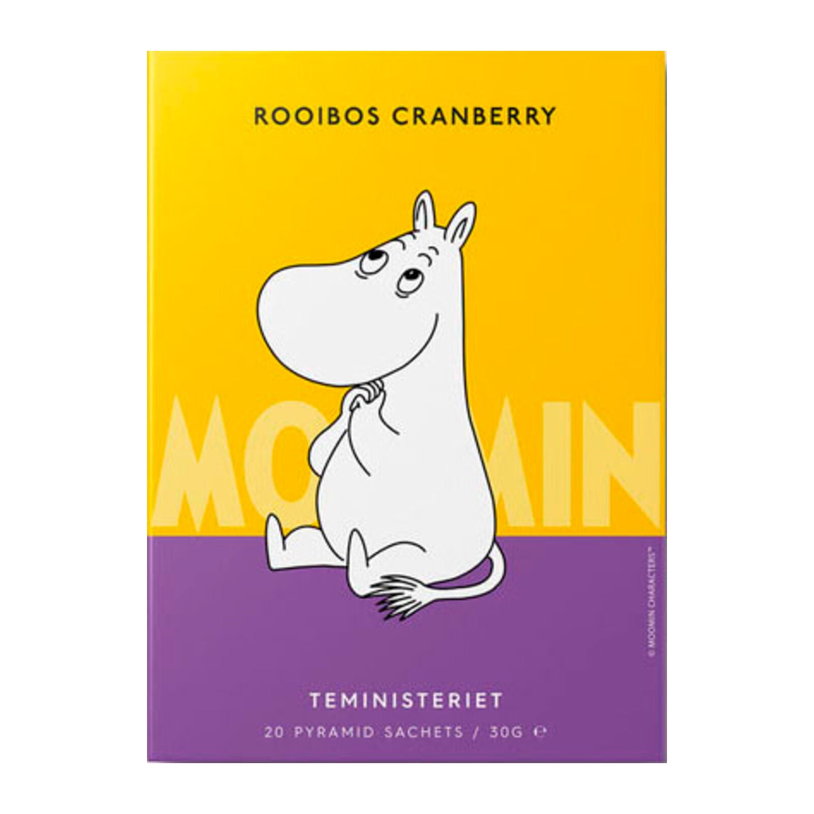 Teministeriet Moomin Rooibos Cranberry Pyramid Tea