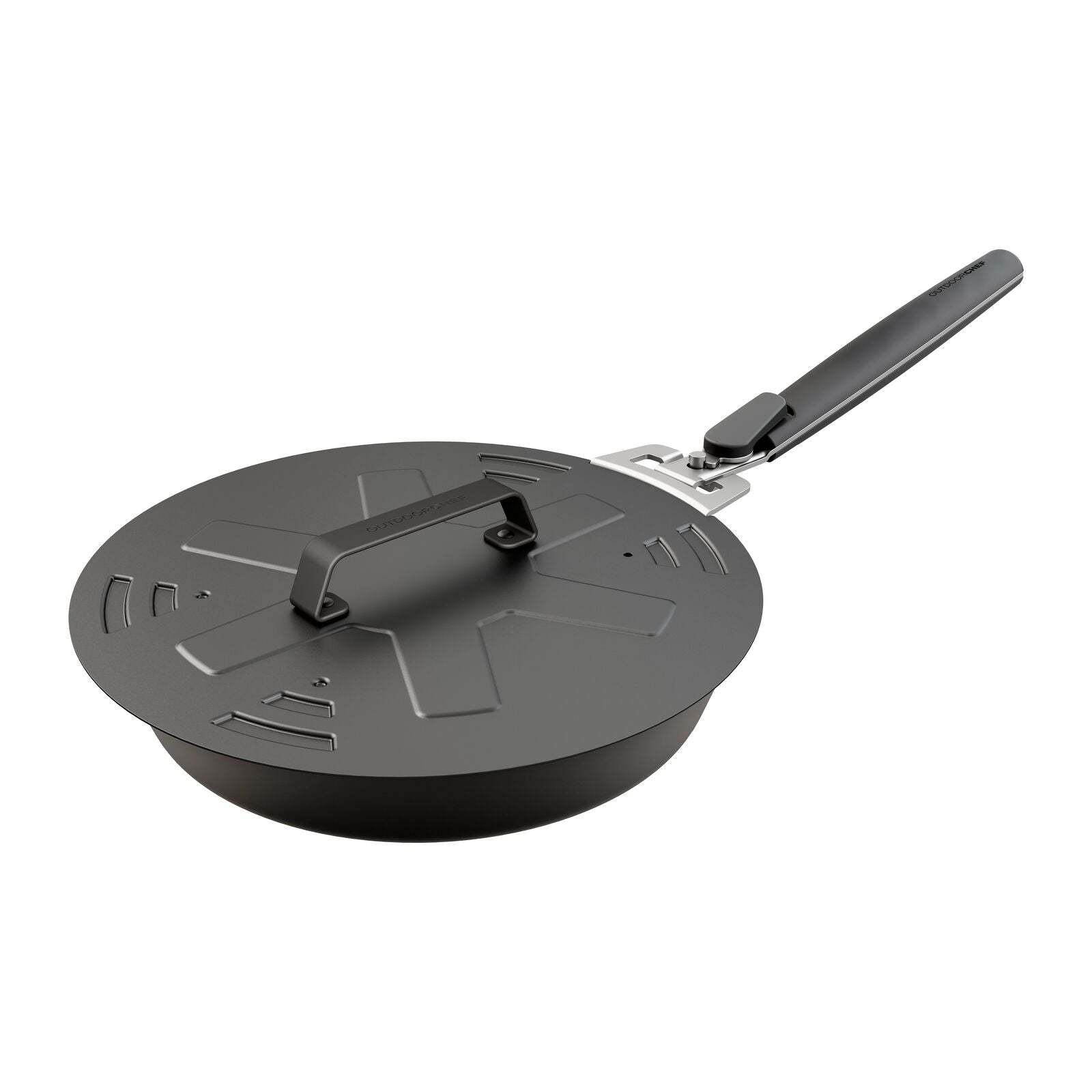 Outdoorchef Kulstål Låg 4-i-1 Sort