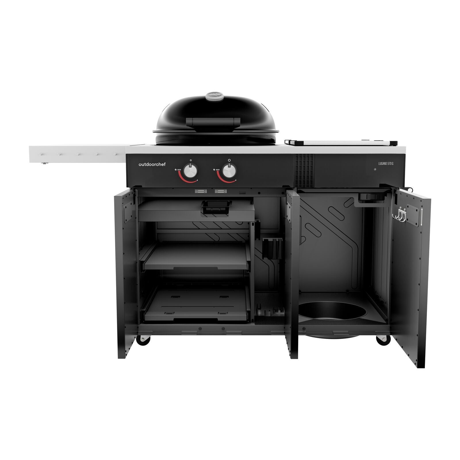 Outdoorchef LUGANO 570 G EVO II 30MBAR Gasgrill Sort
