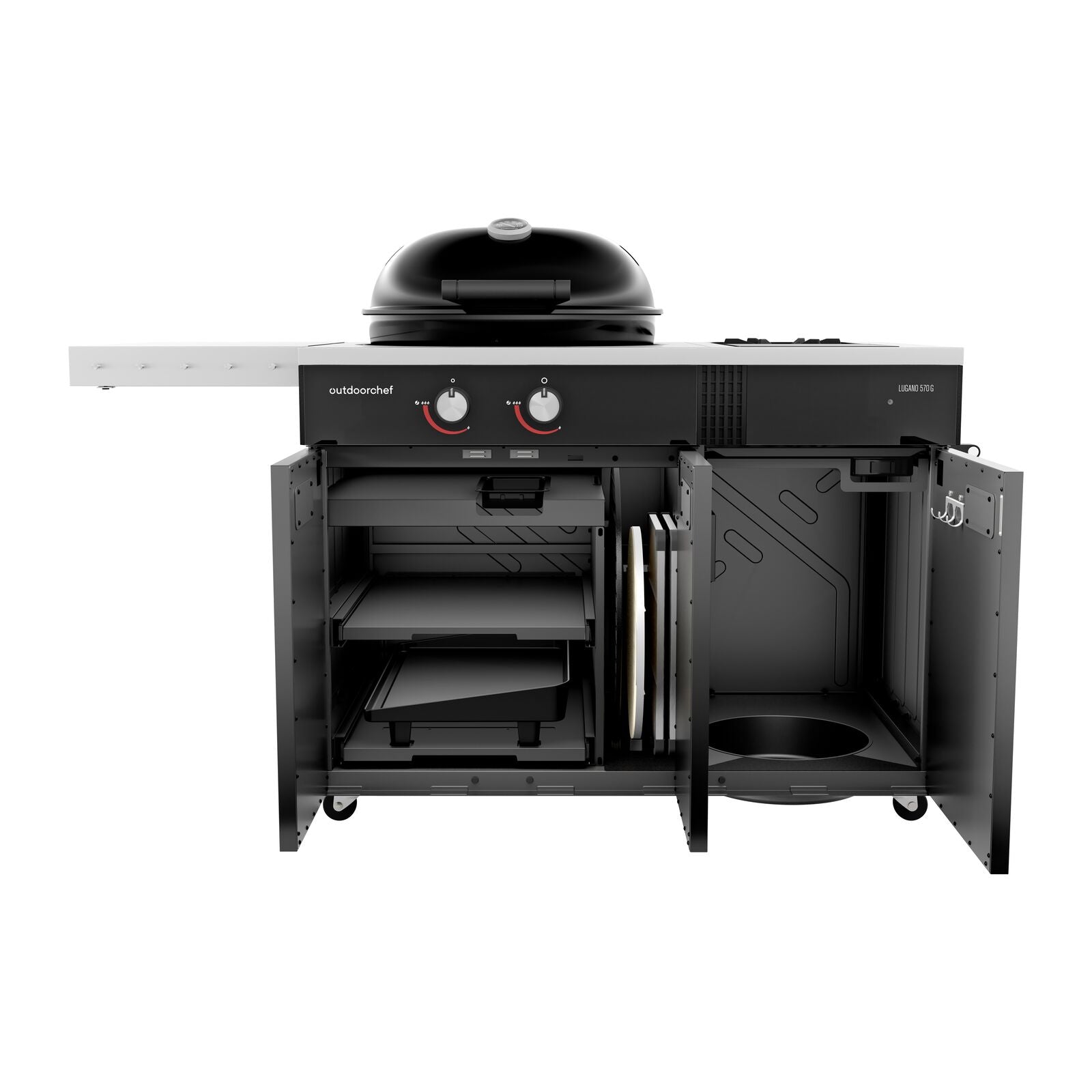 Outdoorchef LUGANO 570 G EVO II 30MBAR Gasgrill Sort