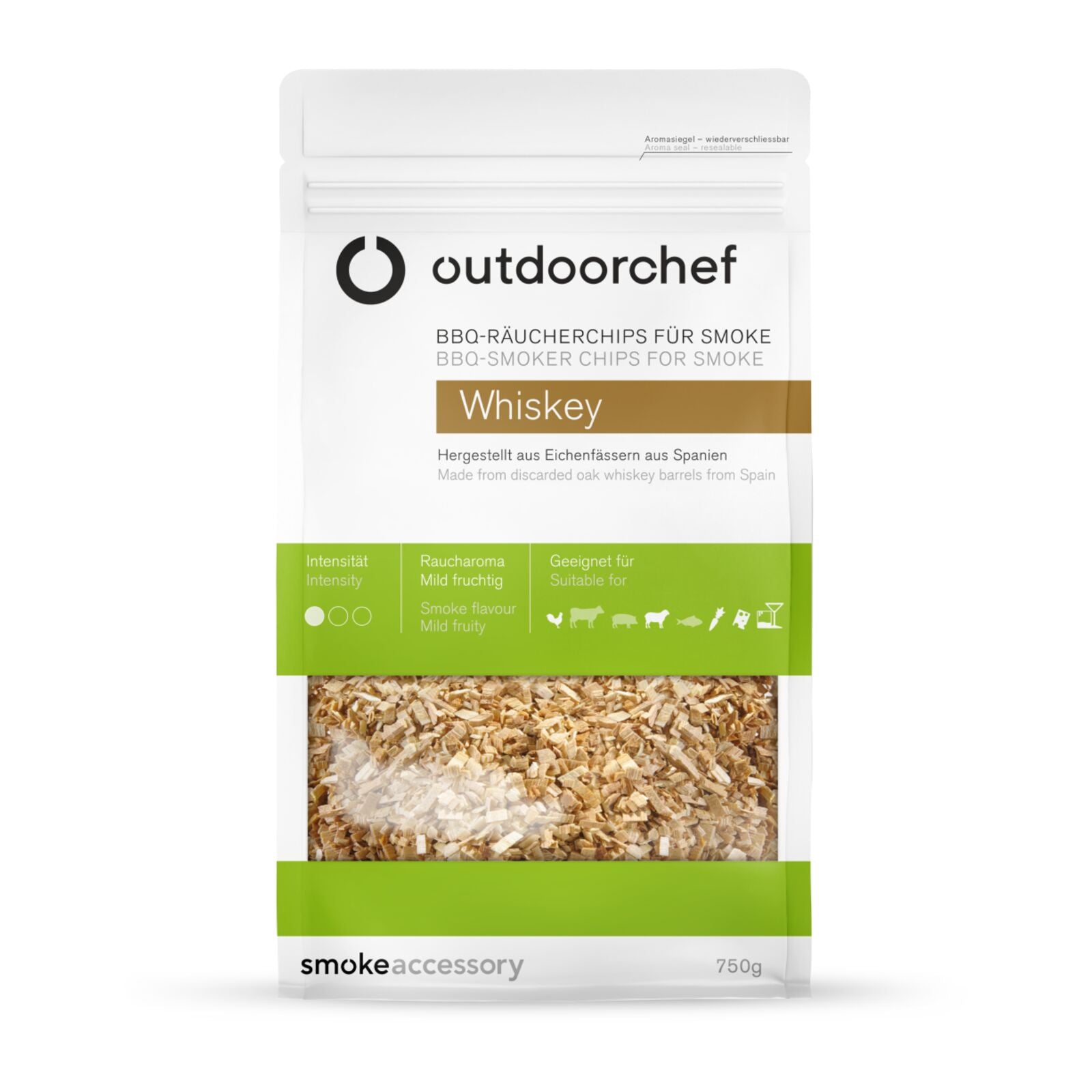 Outdoorchef Savustuslastut viski Smoke Wood