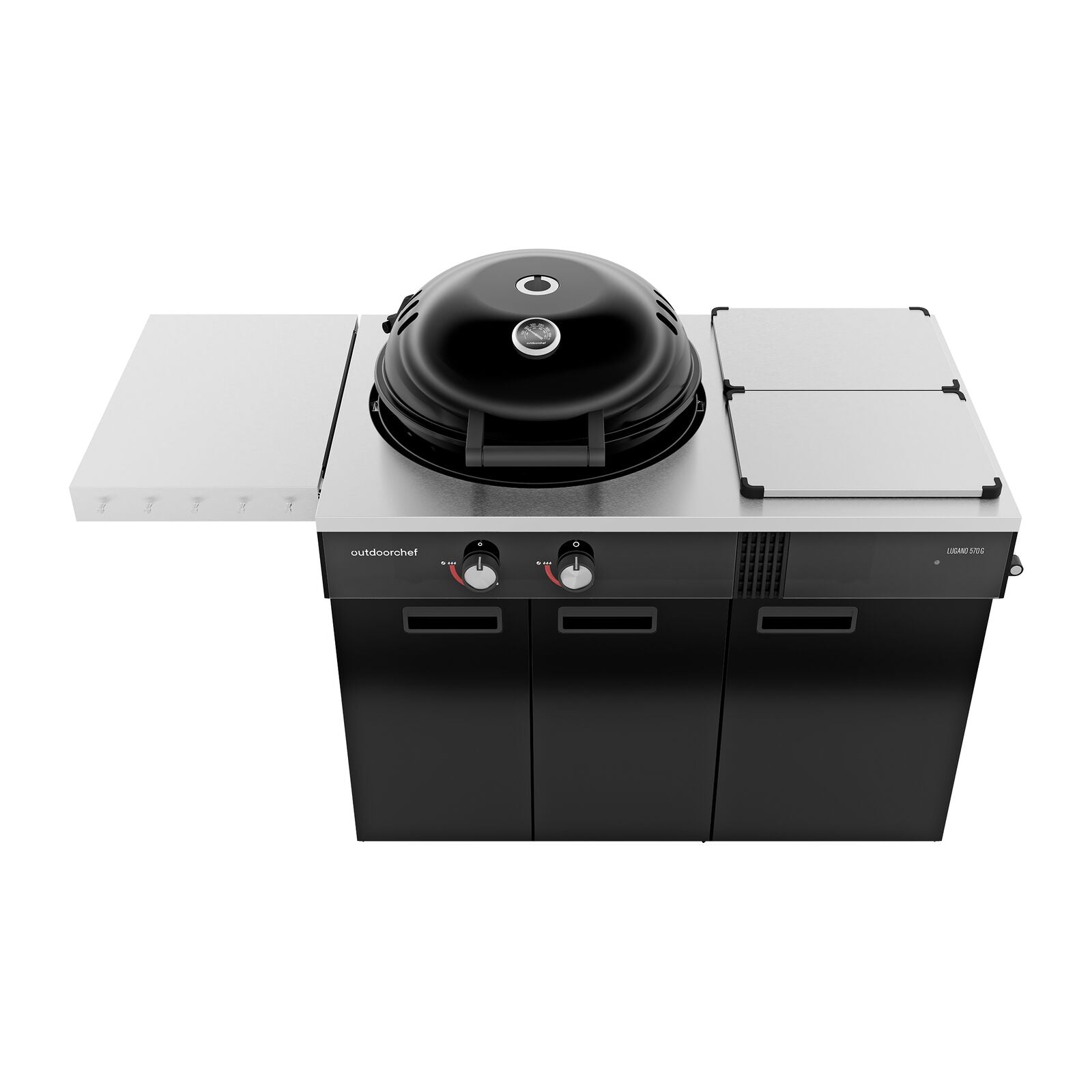 Outdoorchef BLAZING/COOKING ZONE COVER Rustfrit Stål