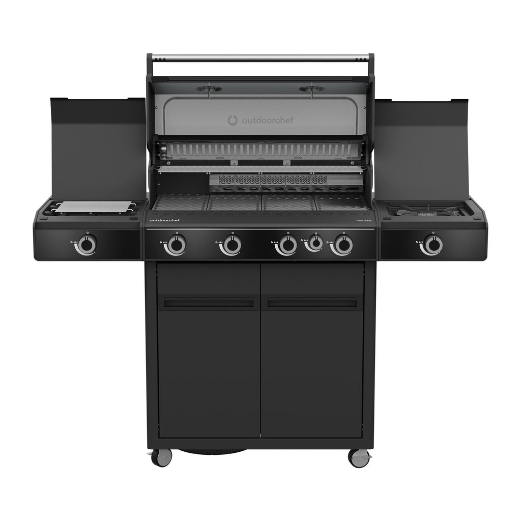 Outdoorchef BBQ STATION HEAT X-445 30MBAR Gasgrill Sort