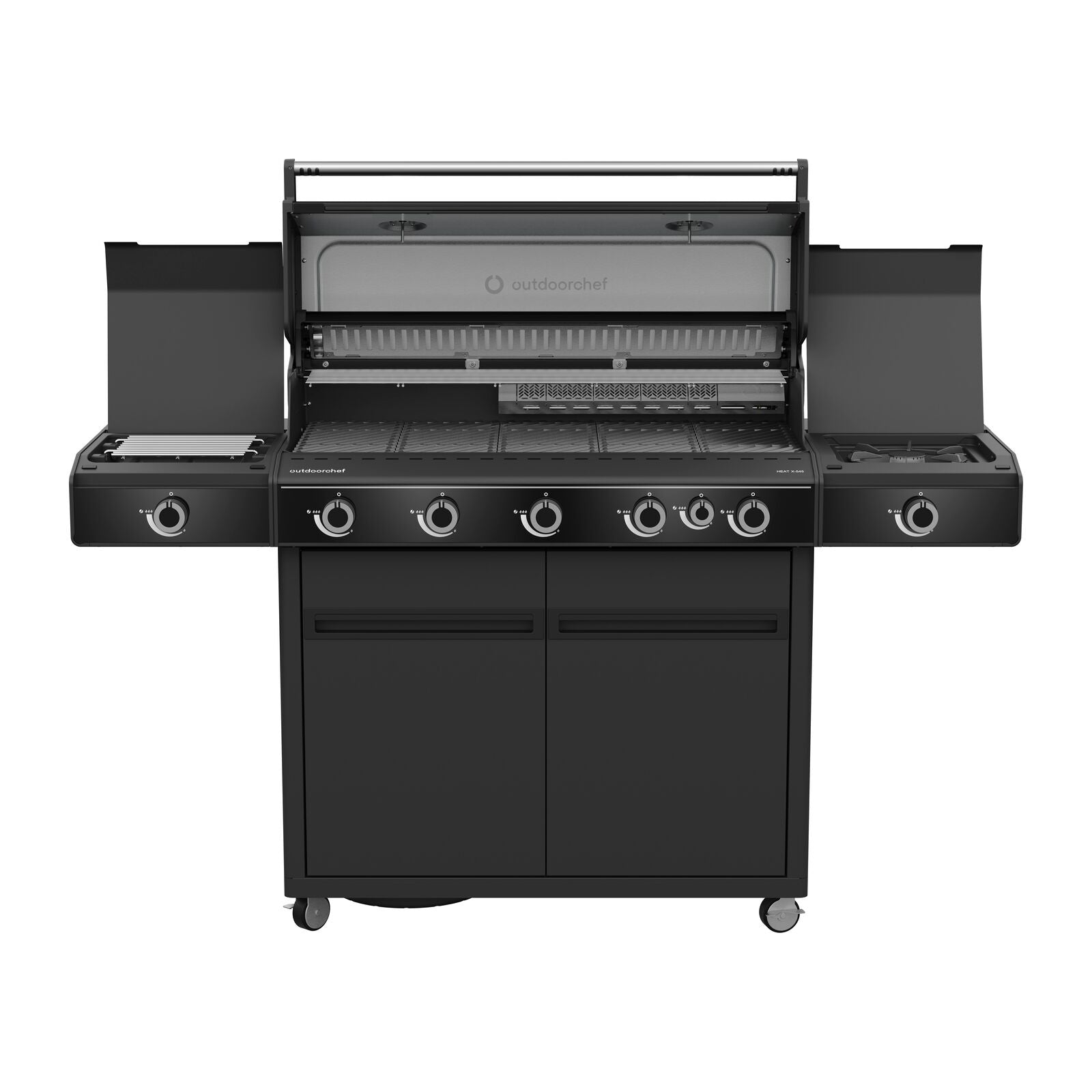 Outdoorchef BBQ station heat X-545 30mbar Gas BBQ Black – WittShop