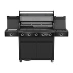 Outdoorchef BBQ-asema Heat X-545 30mbar Kaasugrilli Musta