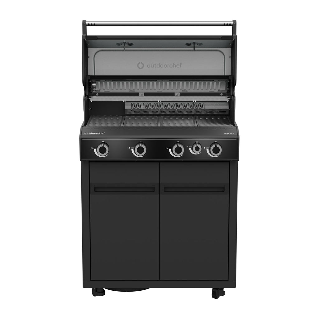 Outdoorchef Grillimoduuli Heat X-415 Rb K 30Mbar BBQ-moduuli Musta