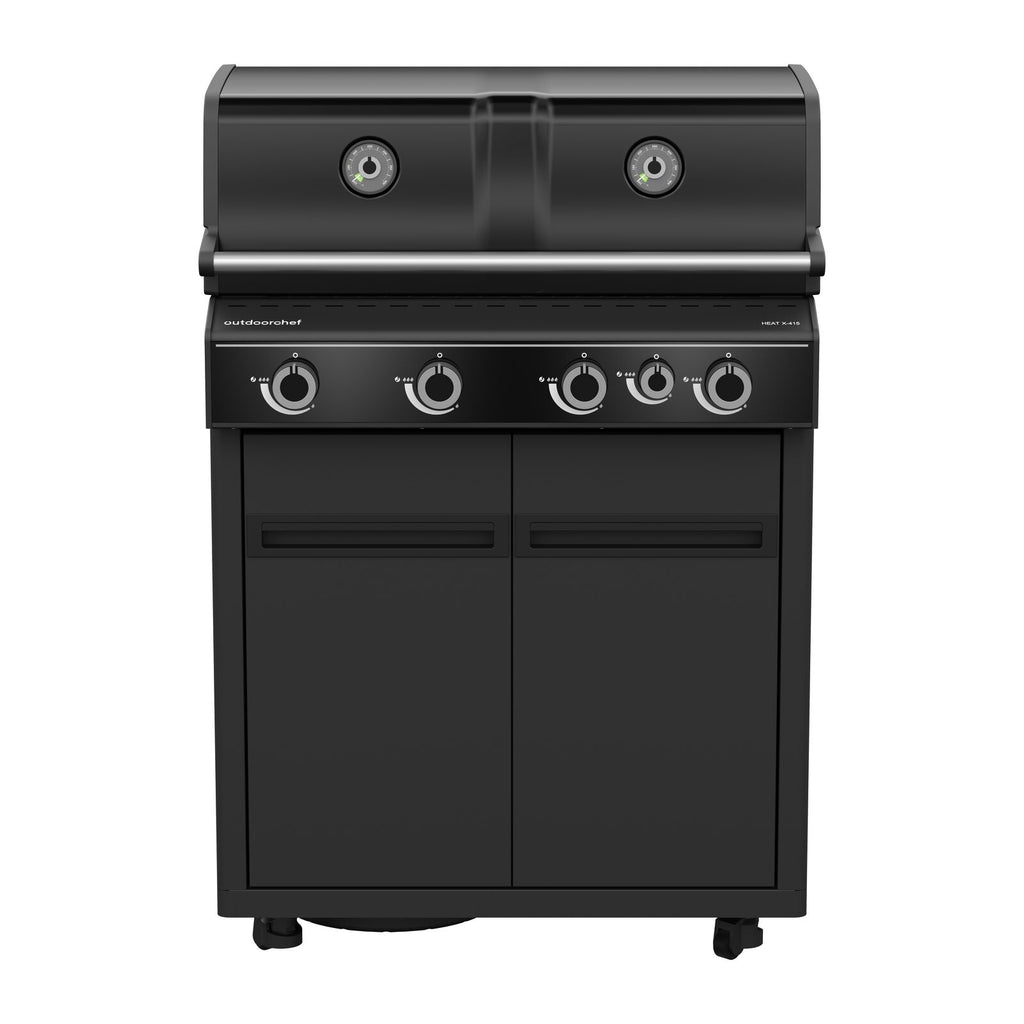 Outdoorchef Grillimoduuli Heat X-415 Rb K 30Mbar BBQ-moduuli Musta