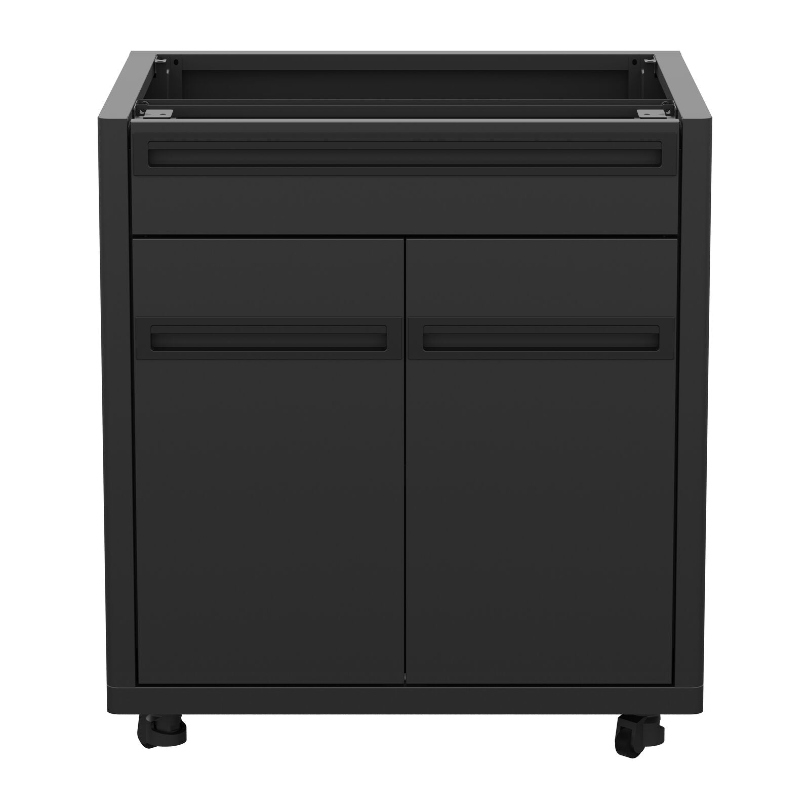 Outdoorchef Skab Varme 2 Døre / 1 Skuffe Skab Sort