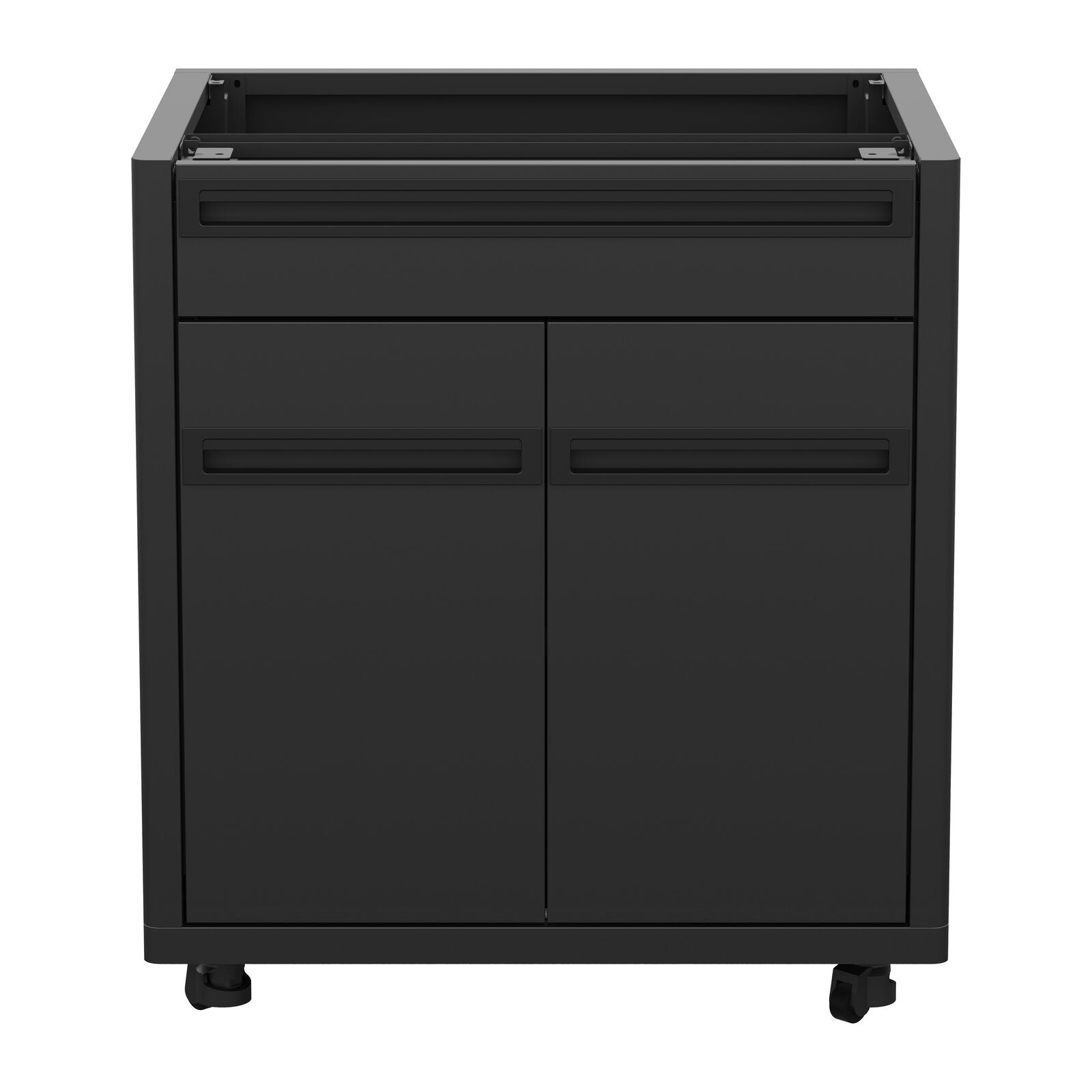 Outdoorchef Skab Varme 2 Døre / 1 Skuffe Skab Sort