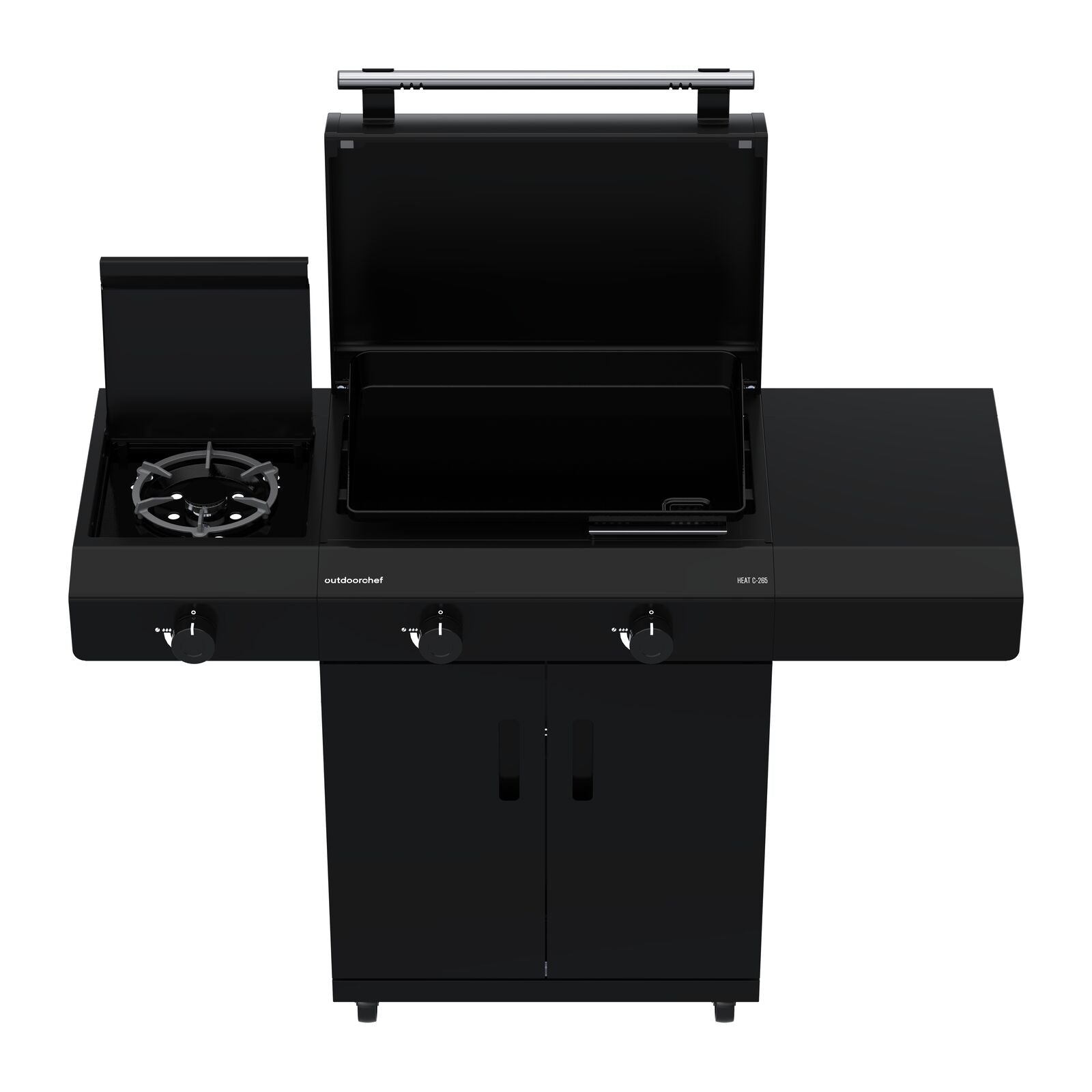 Outdoorchef BBQ station Heat C-265 30 mbar Gas BBQ Black