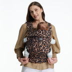 Momcozy Newborn to Toddler Cotton Soft Structured Carrier Leopard