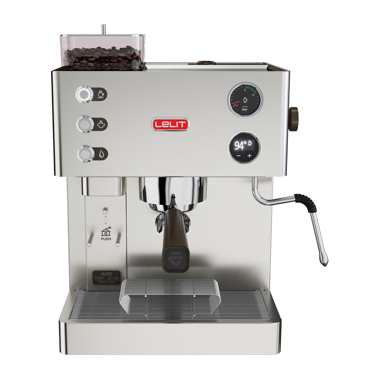 Lelit Kate - PL82T Espresso machine Brushed Stainless Steel