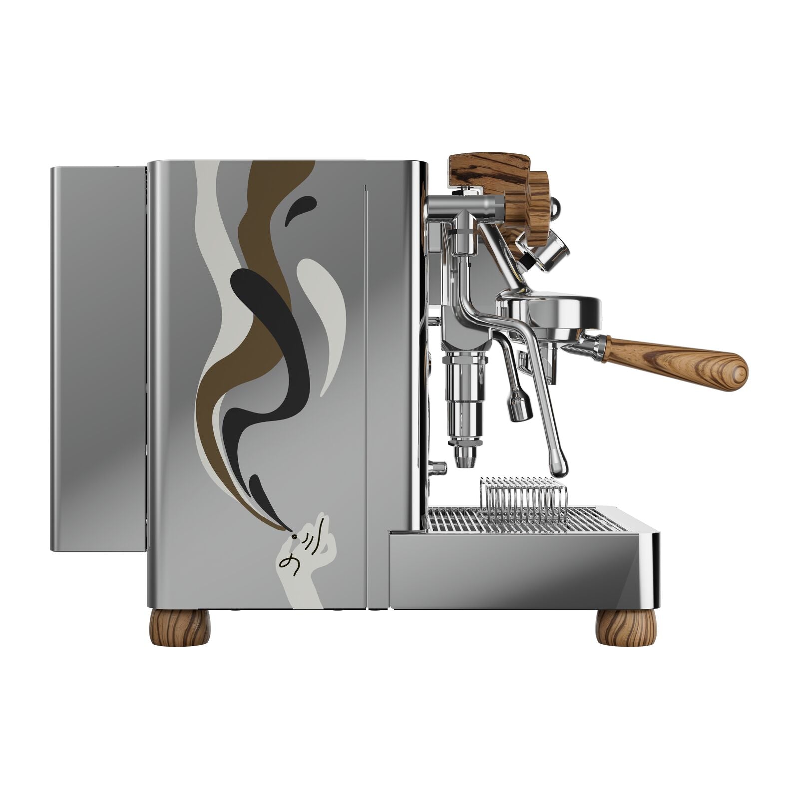 Lelit Bianca 40Years TYPE Q Espressomaskin Polerat Stål