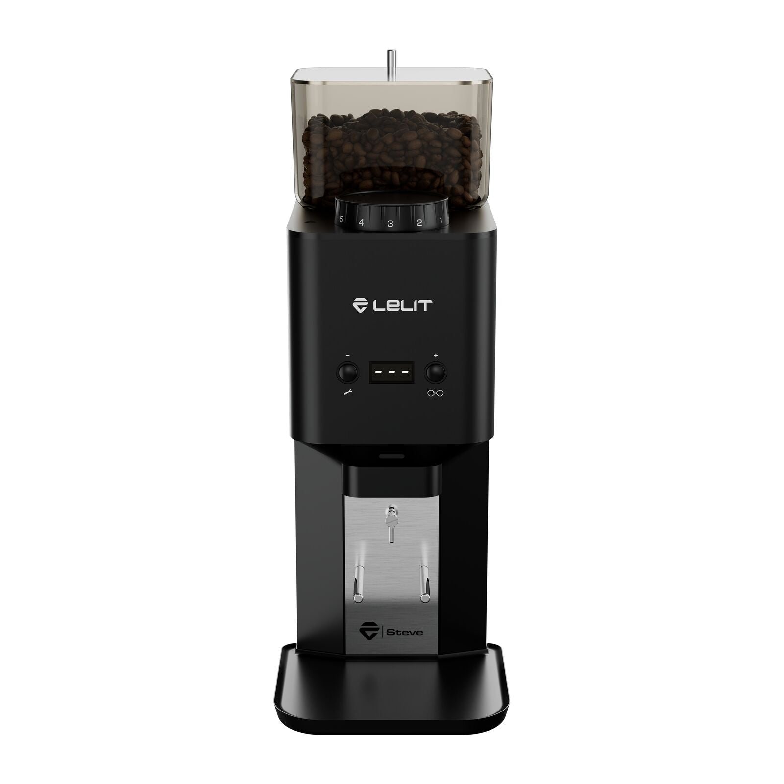Lelit Steve Flat BURR BLK TYPE Q Kaffekværn Sort