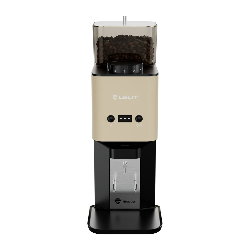Lelit Steve Flat BURR GLD Type Q Coffee grinder Gold