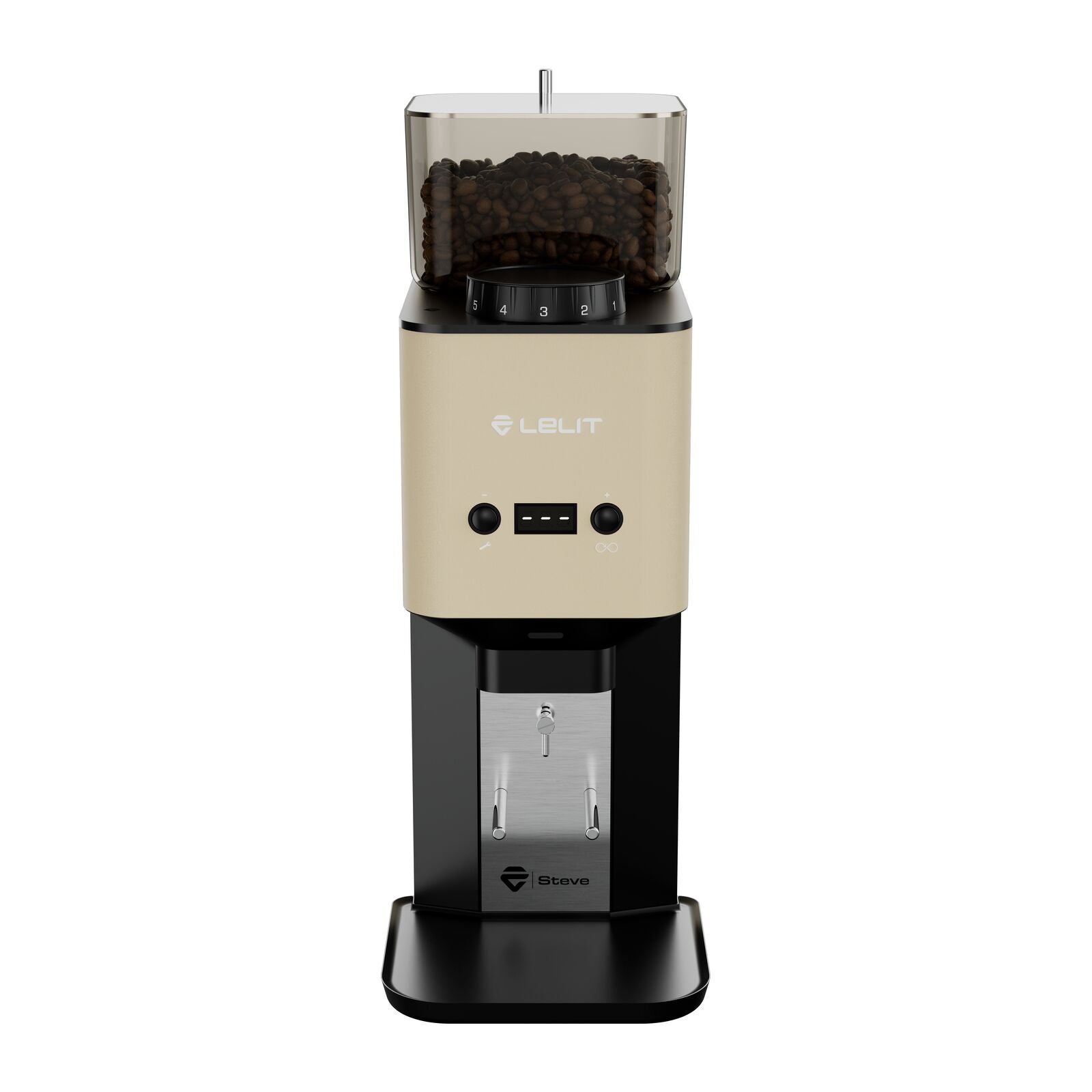 Lelit Steve Flat BURR GLD Type Q Coffee grinder Gold
