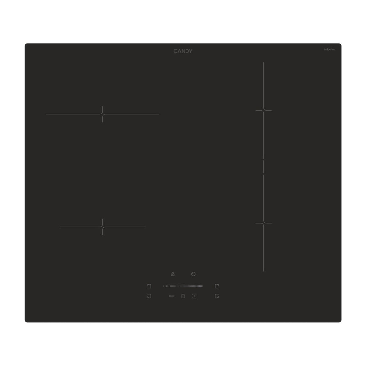 Candy CTP643C/YEP Induction hob Black