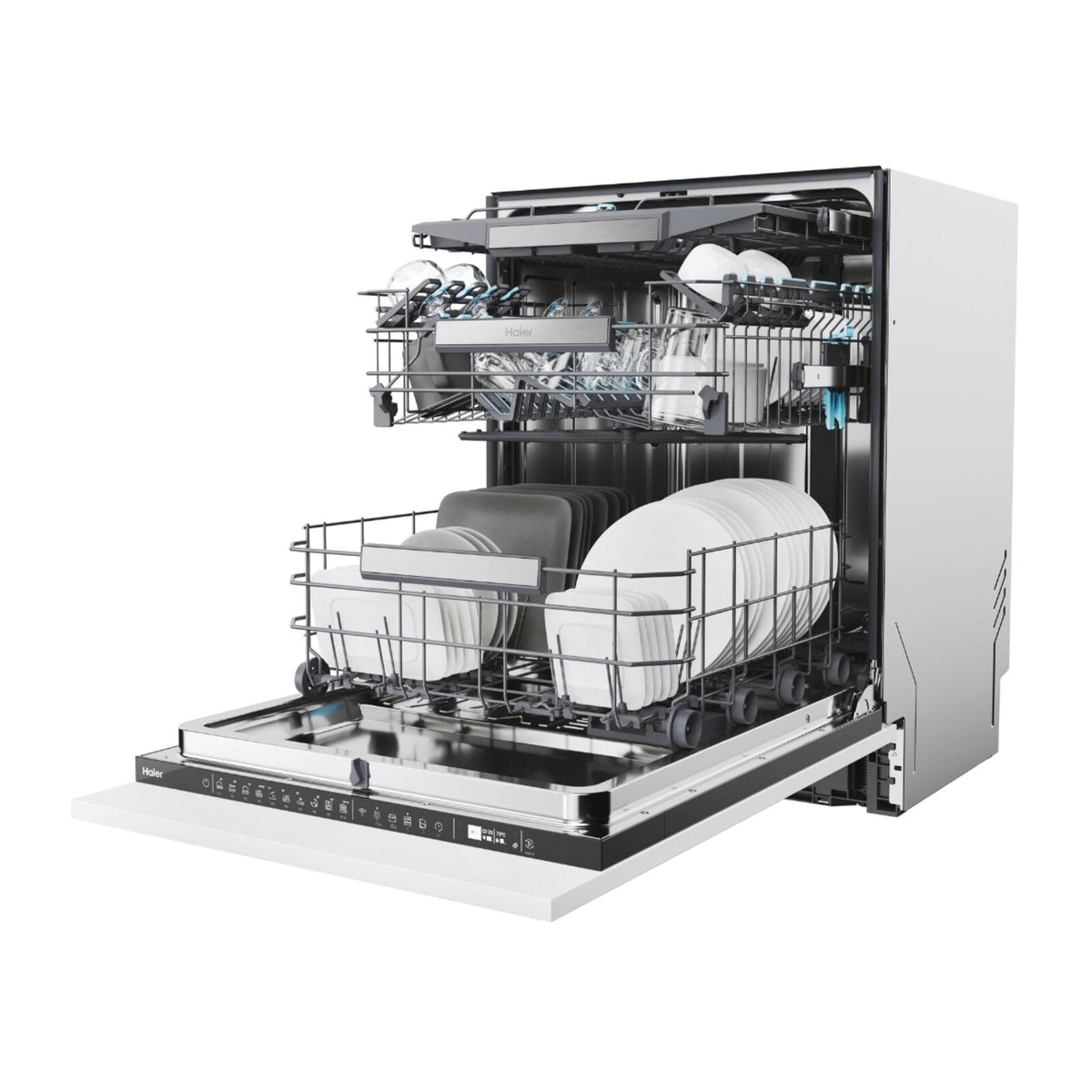 Haier XS 4A4M4PB Integrated dishwasher