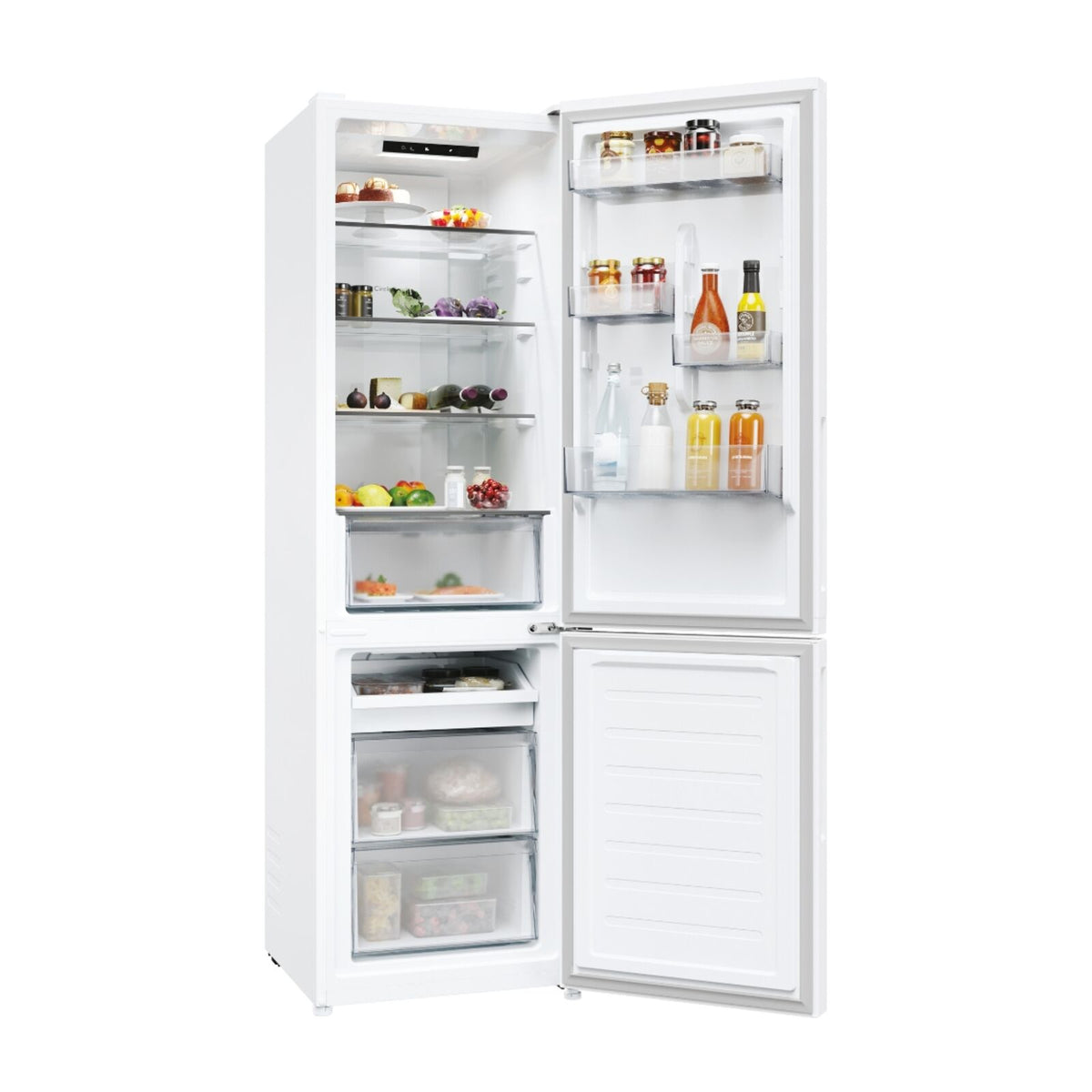 Candy CNCQ2T518EW Fridge-freezer White
