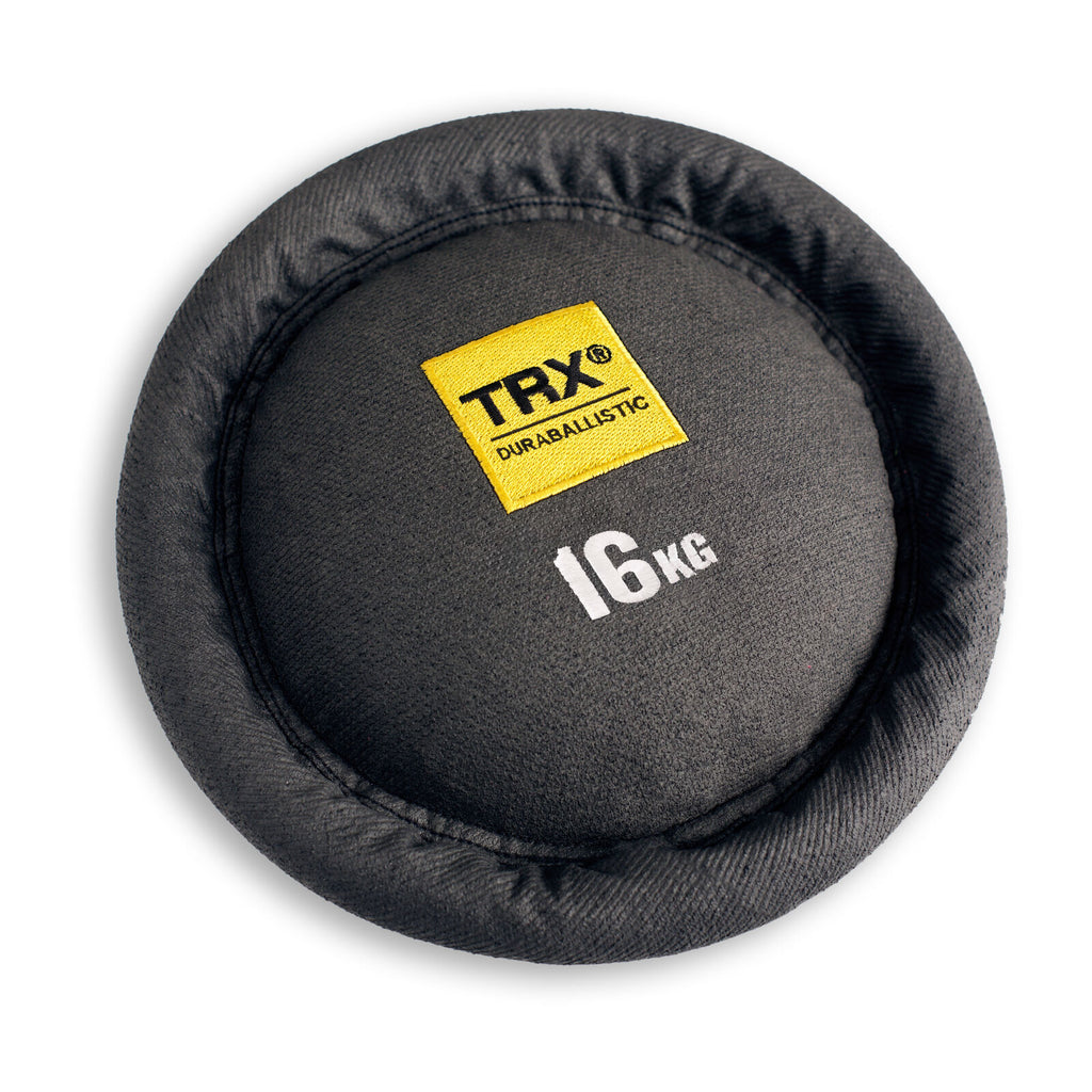 TRX Sand Disc, Duraballistic 16 kg Sandbag and Powerbag Black