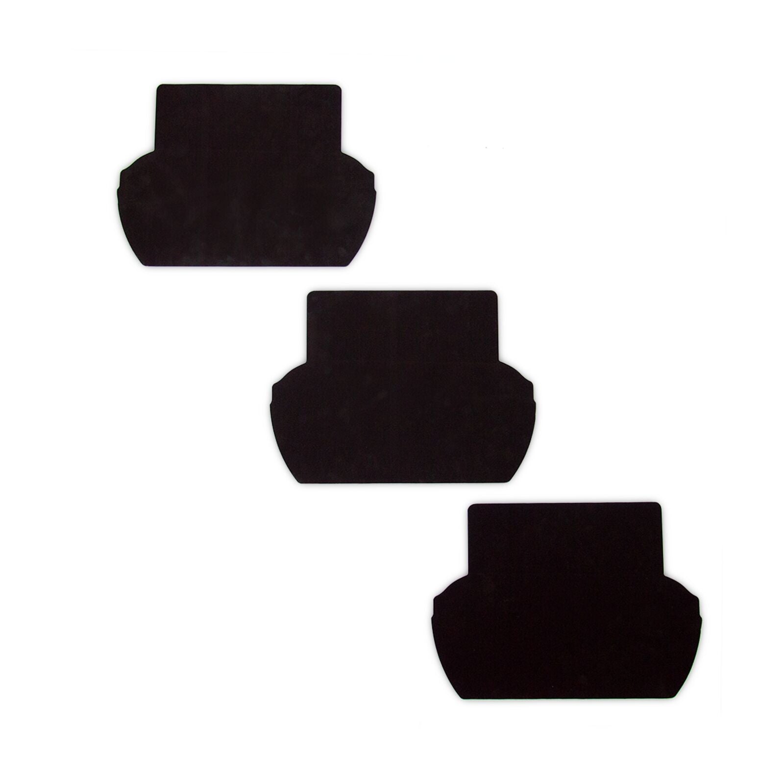 NomadiQ Non-Stick Grill Mats (3-pack) Black