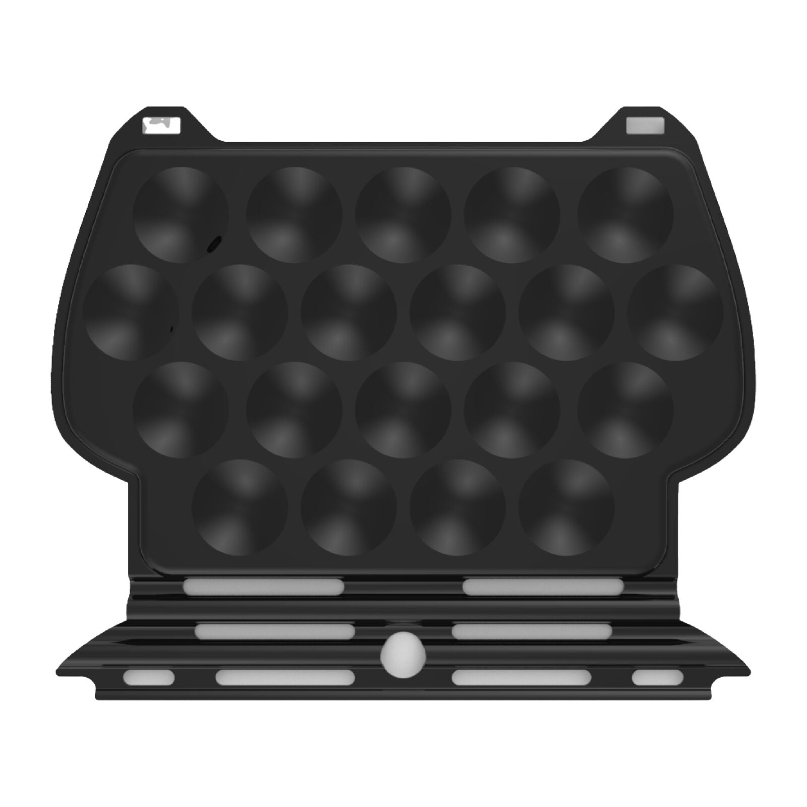 NomadiQ Dutch Pancake Grill Plate Black