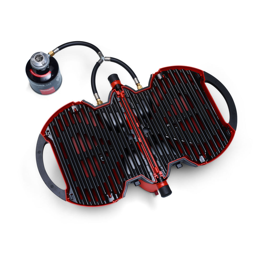 NomadiQ Transportabel BBQ 3.0 Gasgrill Terra Rød
