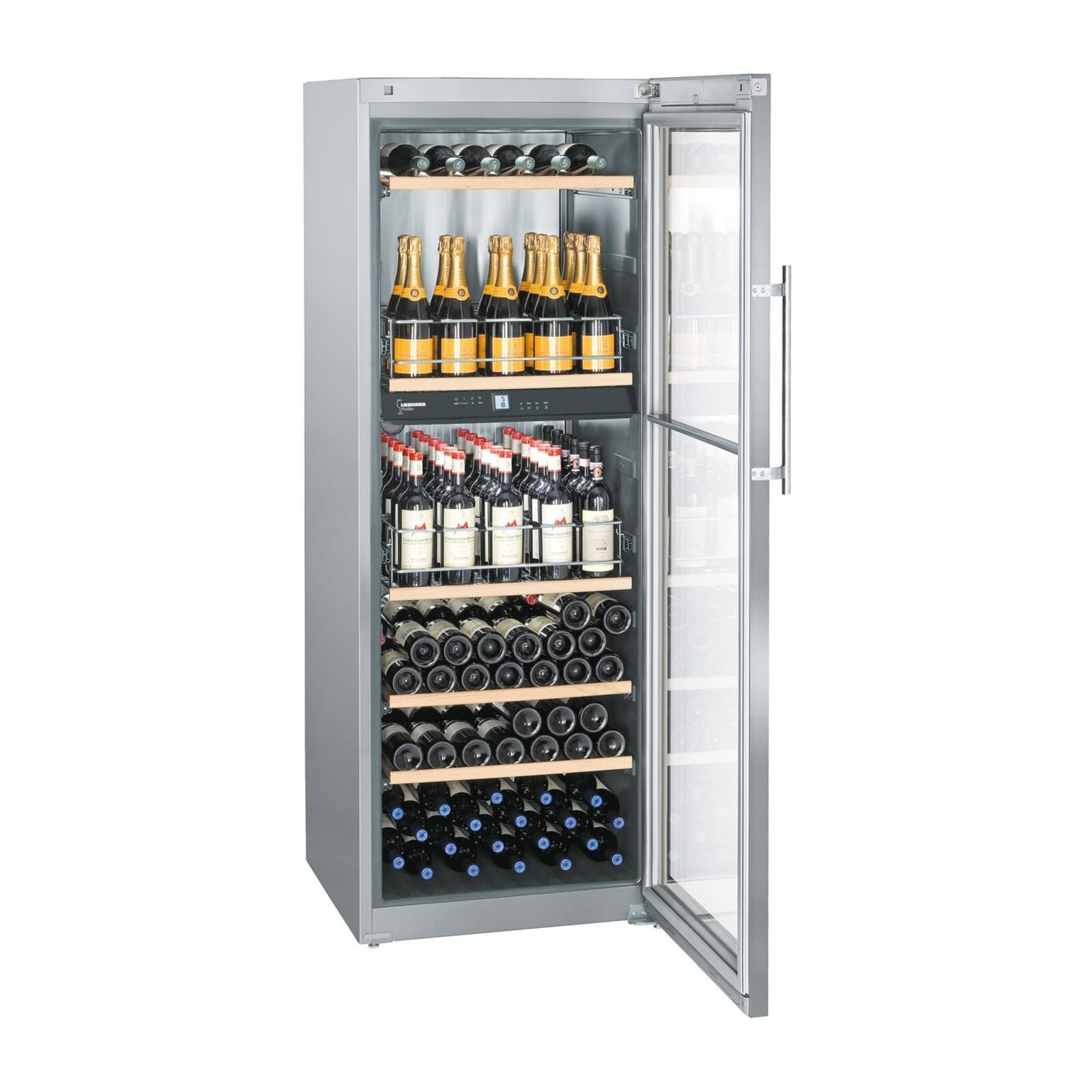 Liebherr Vinidor WTpes 5972-22 001 Fritstående vinskab Rustfrit stål