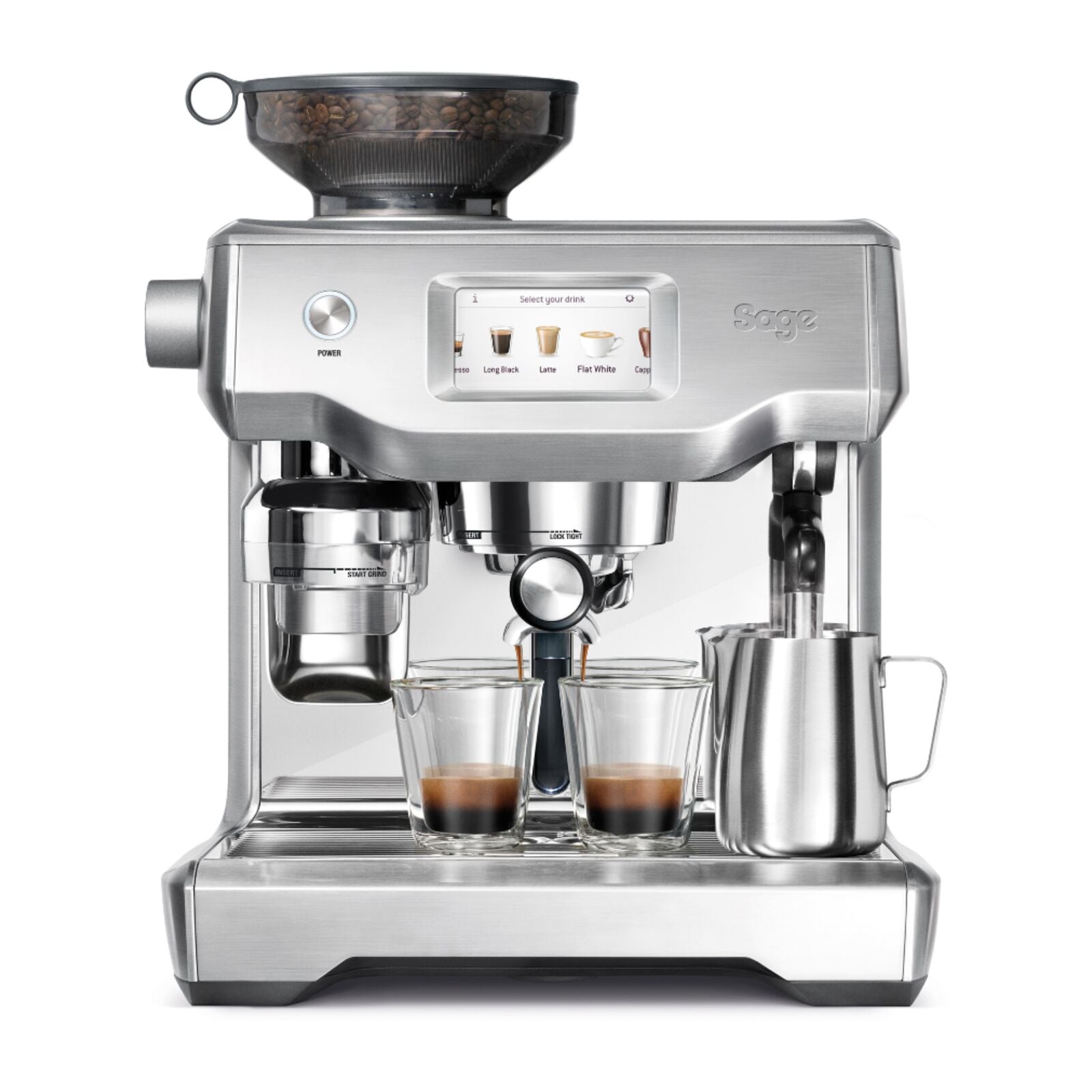 Sage SES990BSS Espressomaskin Borstat stål