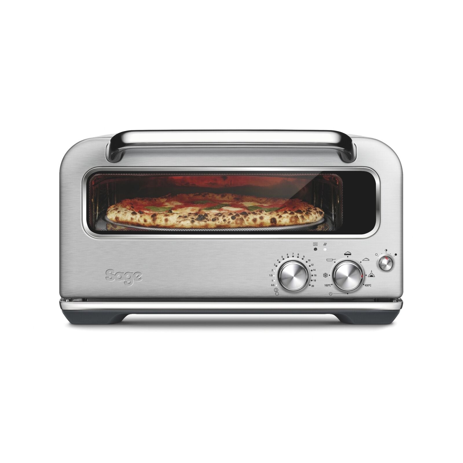 Sage SPZ 820 BSS Pizzaiolo Ovn Kompakt ovn Børstet Stål