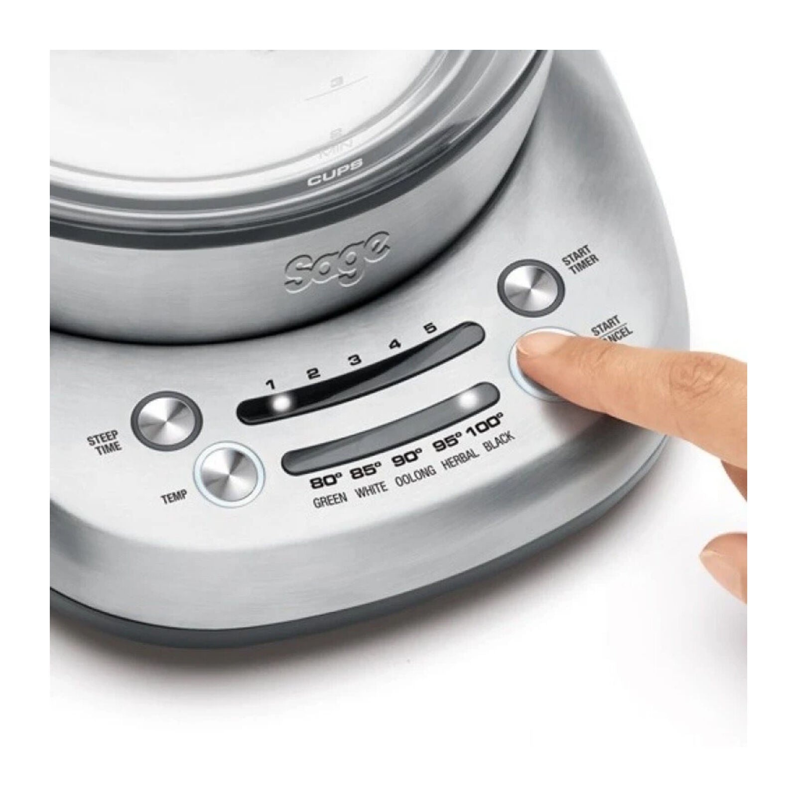 Sage STM600CLR Tekoker Vannkoker Glass