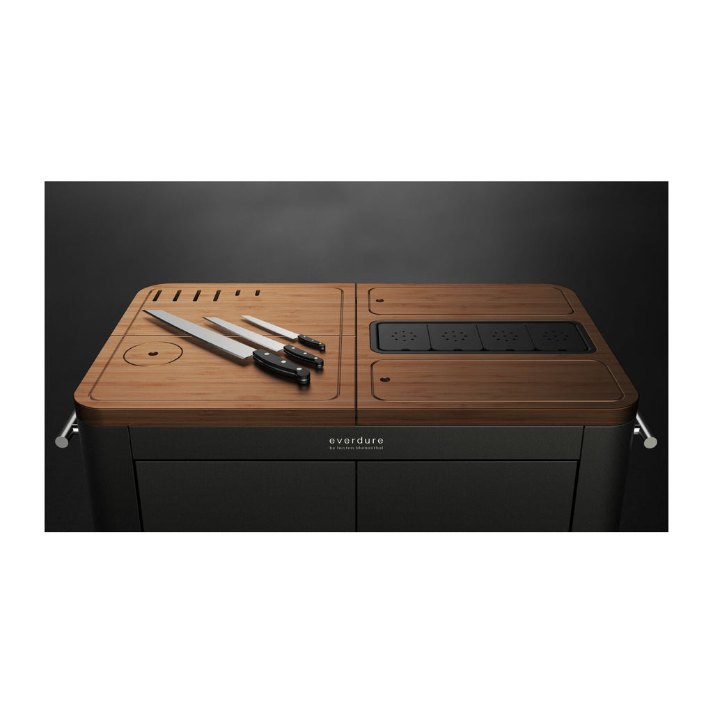 Everdure Prep Kitchen Charcoal BBQ Black