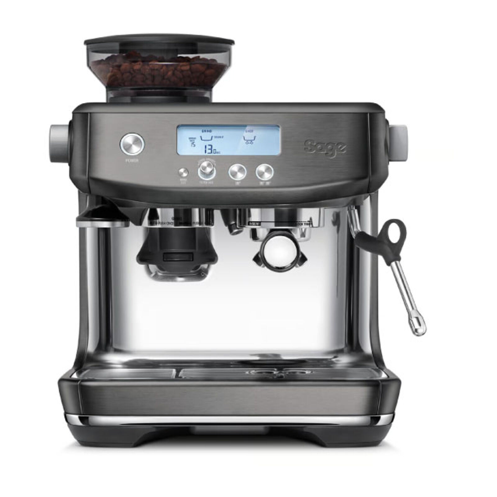 Sage SES878BST Espresso machine Black steel
