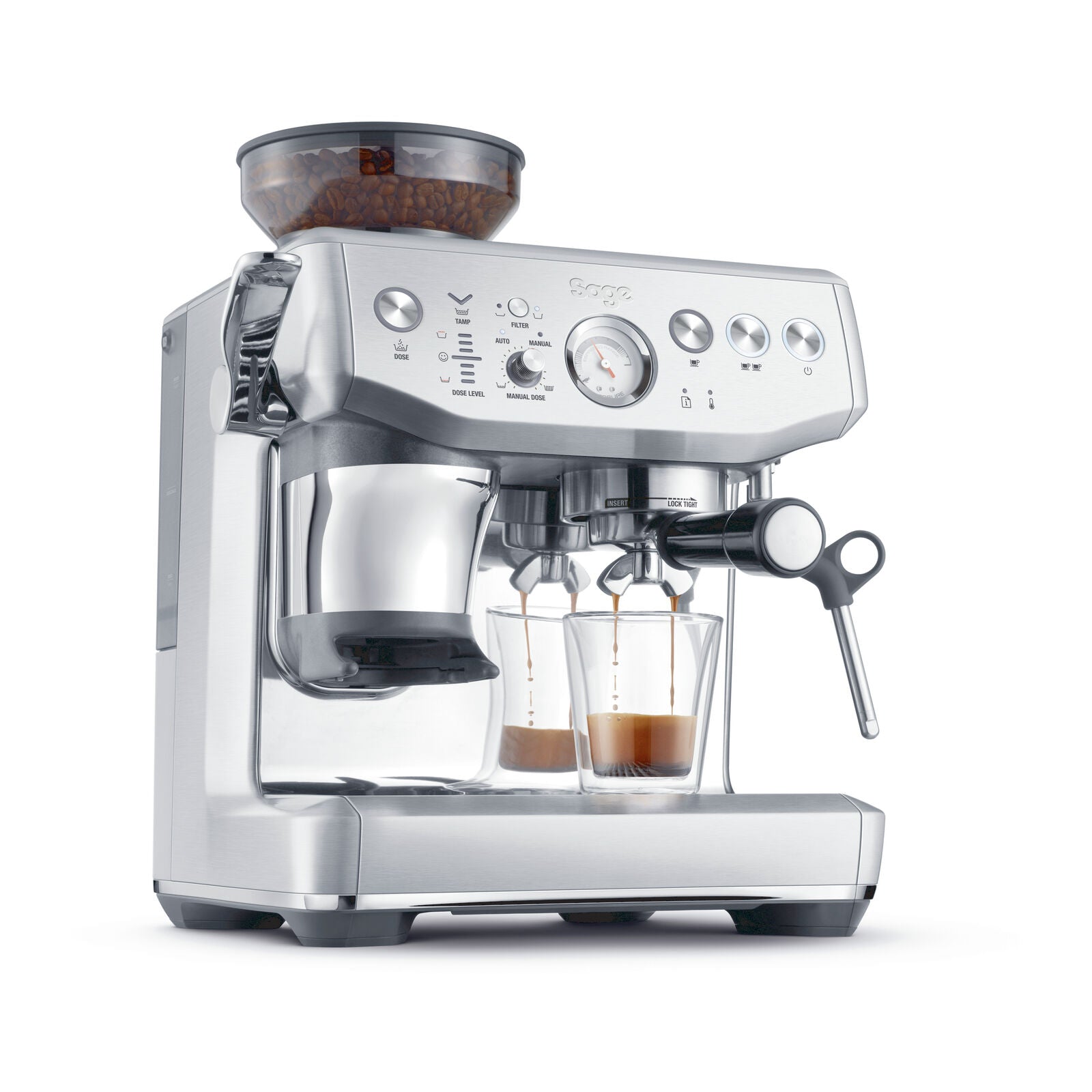 Sage SES 876 BSS Espressomaskine Børstet Rustfrit Stål